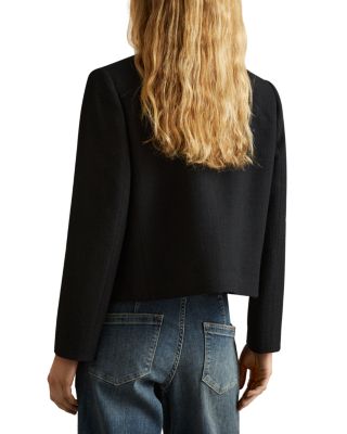 【海外限定】REISSウールジャケット☆Nola Cropped Wool Single REISS Nola Cropped Jacket | Bloomingdale's
