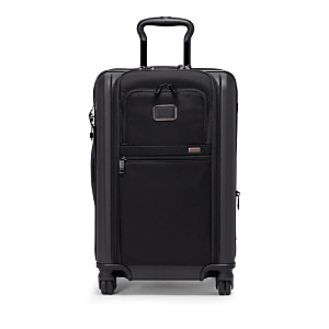Tumi Alpha International Expandable Carry On Spinner Suitcase In Black