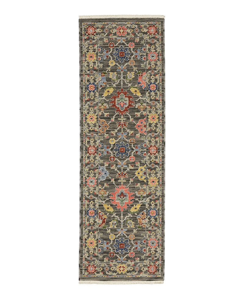Shop Oriental Weavers Lucca 093k1 Runner Area Rug, 2' X 6' In Grey