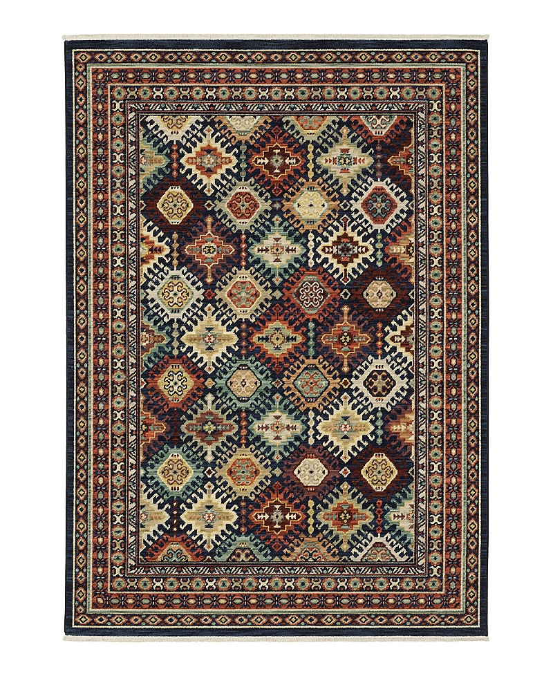 Oriental Weavers Lilihan 003b6 Area Rug, 2' X 3' In Navy