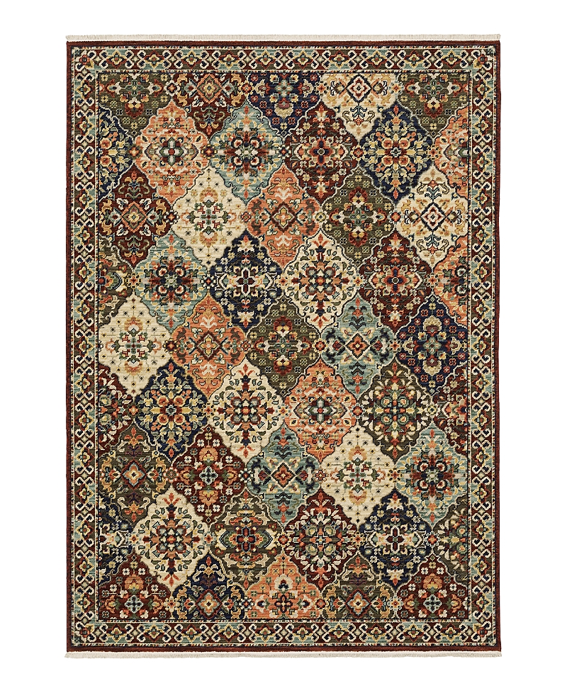 Oriental Weavers Lilihan 050x6 Area Rug, 7'10 X 10'10 In Red