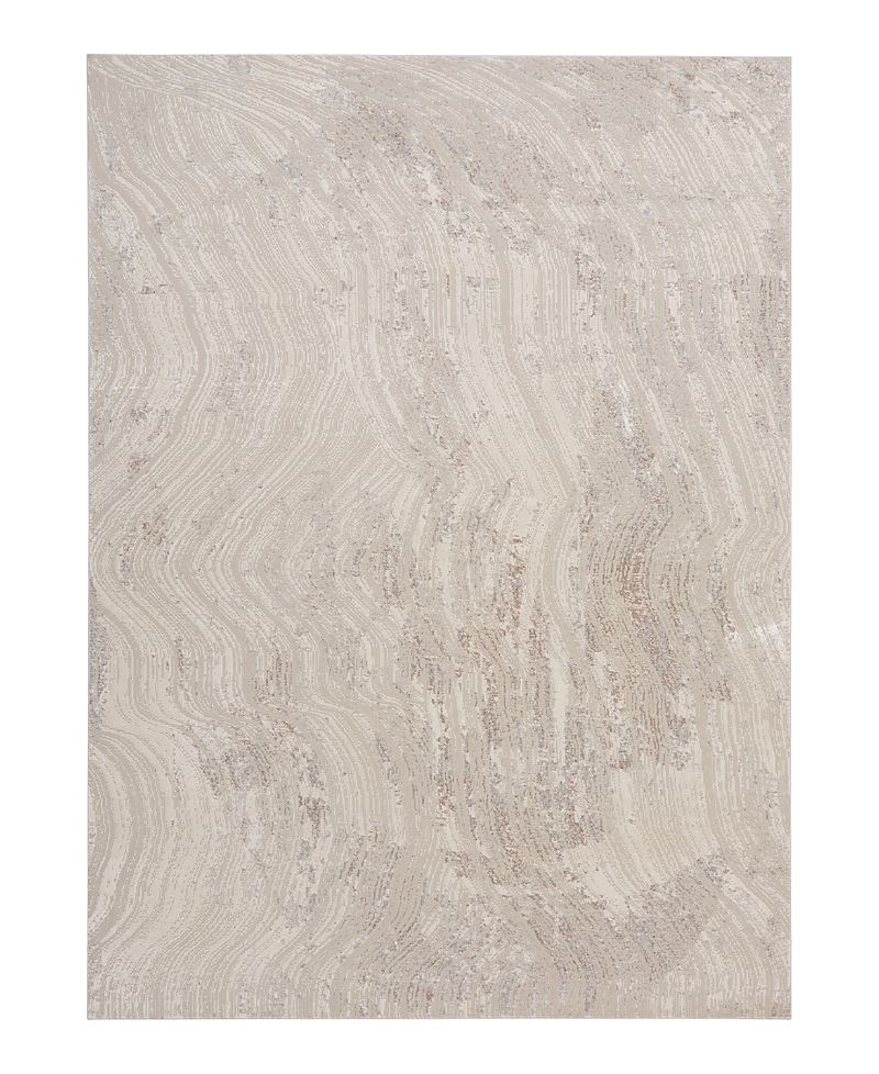 Calvin Klein Ck024 Irradiant Irr04 Area Rug, 7'10 X 9'10 In Silver/grey