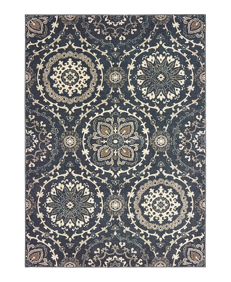 Oriental Weavers Richmond 008e3 Area Rug, 9'10 X 12'10 In Navy