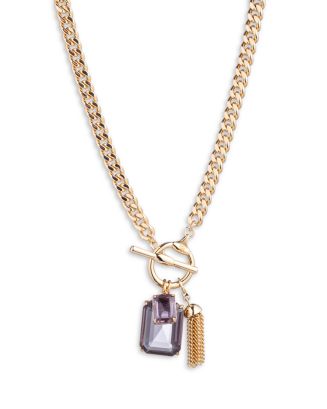 ネックレス・ペンダント RALPH LAUREN Gold Tone Multi-Row Chain Pendant Necklace Buy Lauren Ralph Lauren 16
