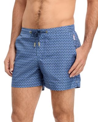 Orlebar Brown - Setter Draw Perez Geo Print Regular Fit 4.5" Swim Trunks