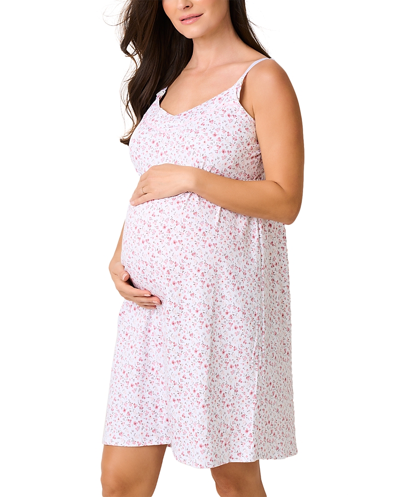 PETITE PLUME DORSET FLORAL MATERNITY NIGHTGOWN