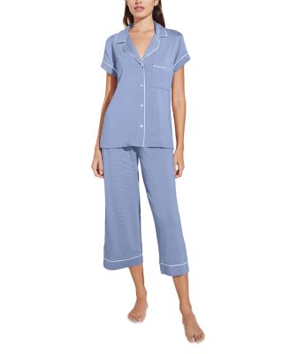 Eberjey - Gisele Short Sleeve Crop Pajama Set