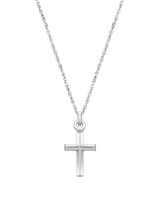 Tiny Blessings - Children's Sterling Silver Holy Cross 12 - 14" Necklace