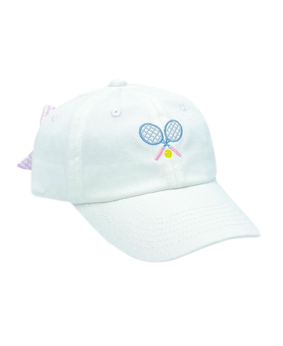 Bits & Bows Girls' Tennis Bow Baseball Hat - Little Kid, Big Kid