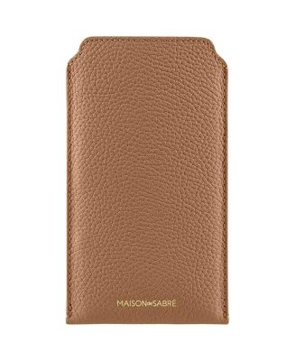 MAISON de SABRÉ Leather Sunglasses Sleeve | Bloomingdale's Handbags