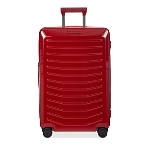 Porsche Design Bric's  Roadster Expandable Hardside Spinner Suitcase, 27 In Carmine Red