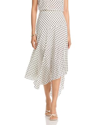 関税,送料無料Veronica Beard Rosemaryドットスカート Rosemary Silk Skirt in Black Floral | Veronica Beard