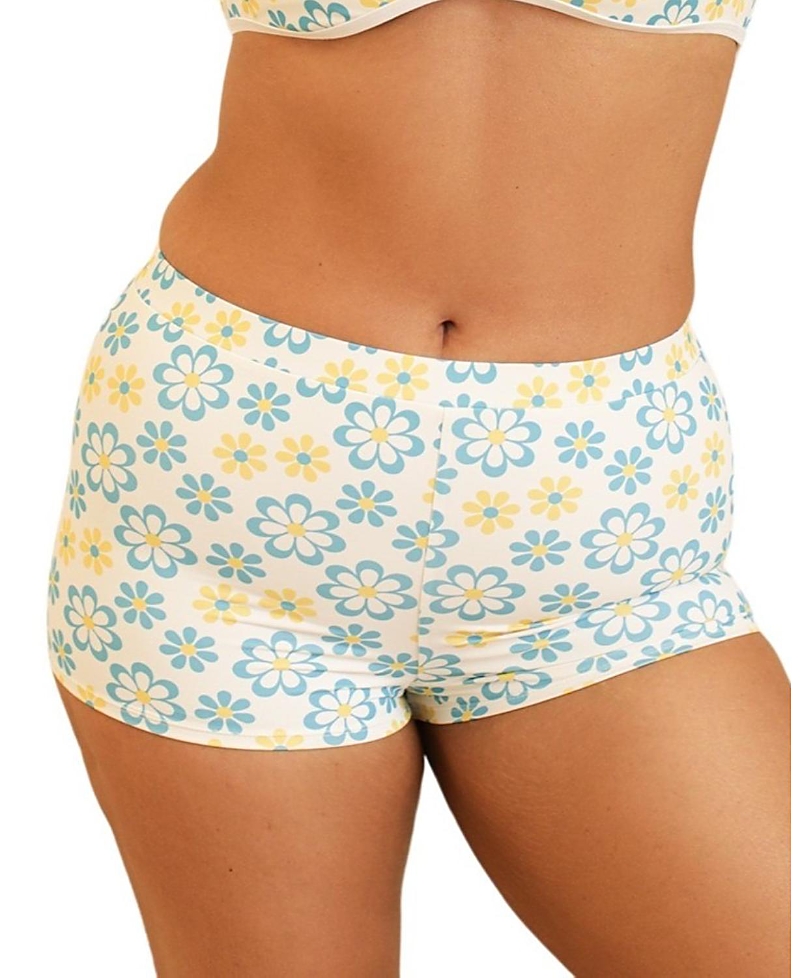 Dippin Daisys Farrah Elastic Waist Booty Short In Honeysuckle