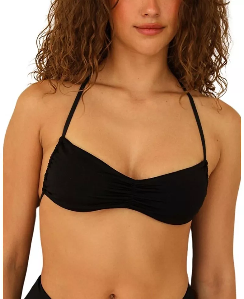 Dippin' Daisy's Christina Tie Straps Bandeau Bikini Top