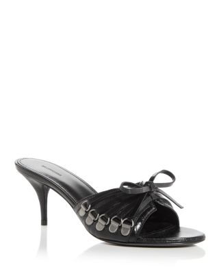 Balenciaga - Women's Cagole High Heel Slide Sandals