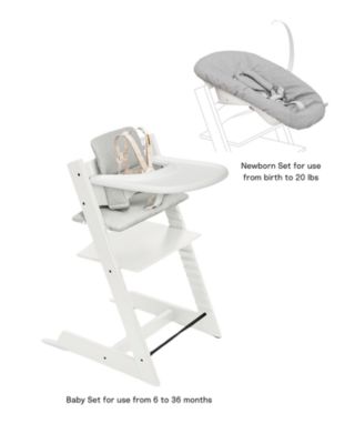Tripp Trapp&reg; High Chair², Cushion, Tray & Newborn Bundle