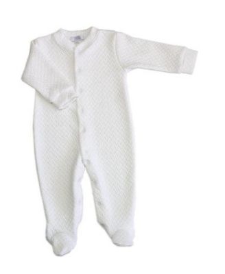 Nellapima - Unisex Basket Weave Baby Footie - Baby