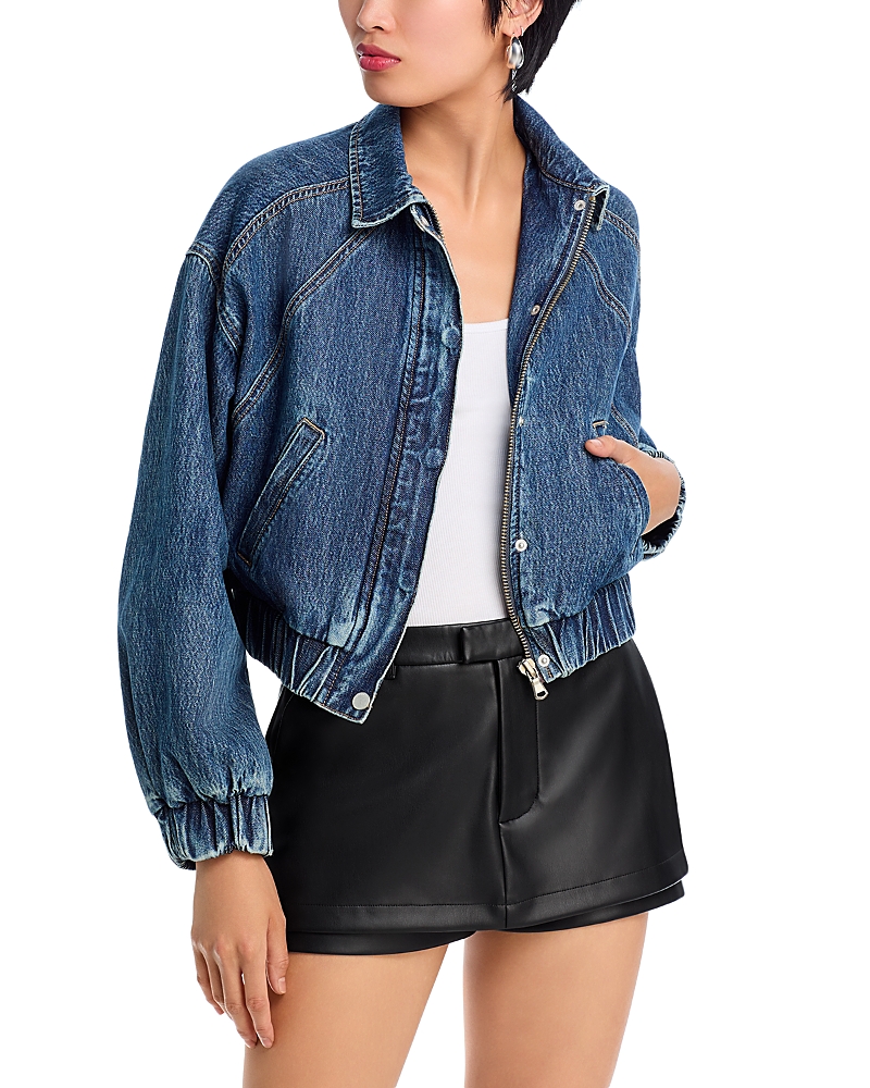 BLANKNYC DENIM BOMBER JACKET - EXCLUSIVE