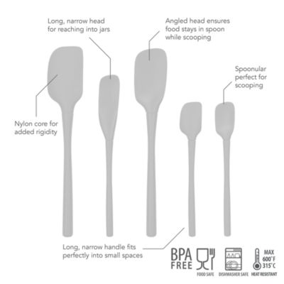 Flex-Core Silicone 5-Piece Spatula Set 