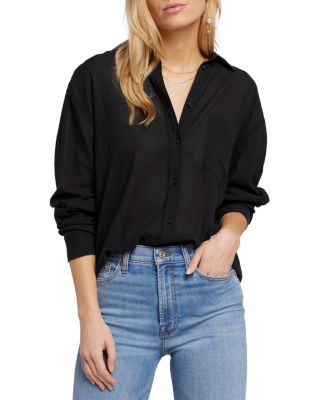 7 For All Mankind - Button Front Cotton Shirt