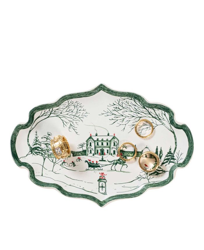 Country Estate Winter Frolic 7" Tray