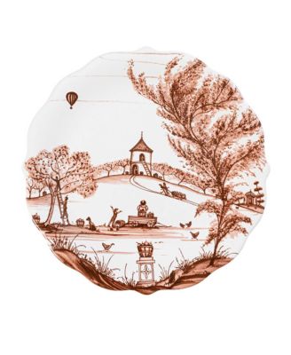 Country Estate Harvest Party Plate Assorted Set of 4