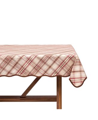 Harvest Tartan 52" Square Tablecloth