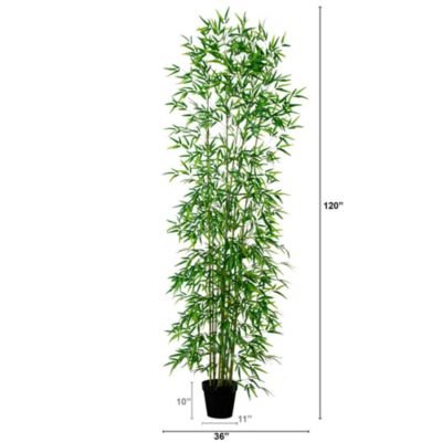 10' Artificial Green Bamboo Tree