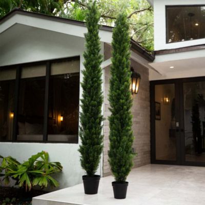 9' UV Resistant Artificial Cedar Pine Tree (Indoor/Outdoor)