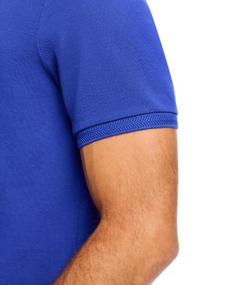 Regular Fit Cotton Pique Polo Shirt