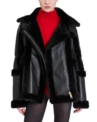 Nicole Benisti - Garnier Shearling Trim Coat