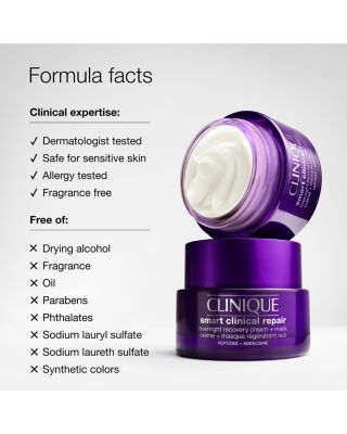 Smart Clinical Repair Overnight Recovery Cream + Mask 1.7 oz.