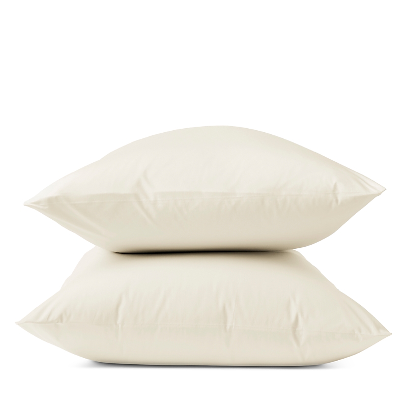 Coyuchi Organic Cotton Percale Standard Pillowcase, Pair
