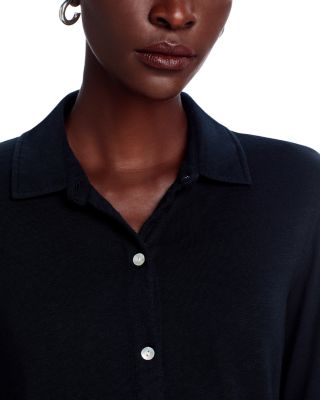 Button Front Knit Top