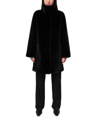 Blair Faux Fur Mid Length Coat