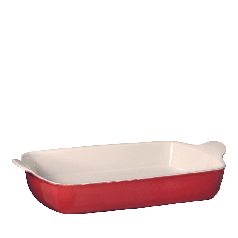 Emile Henry Extra Large Rectangular Baker In Rouge