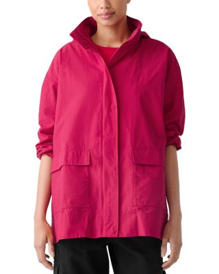 Eileen Fisher Petites - Stand Collar Coat