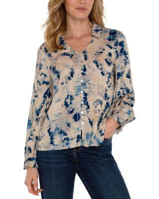 Liverpool Los Angeles Button Front Collared Shirt