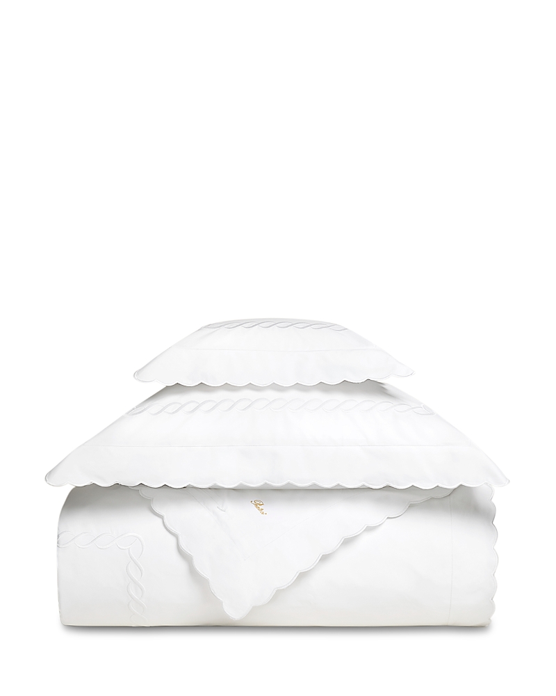 Pratesi Treccia Duvet Cover, King In White/white