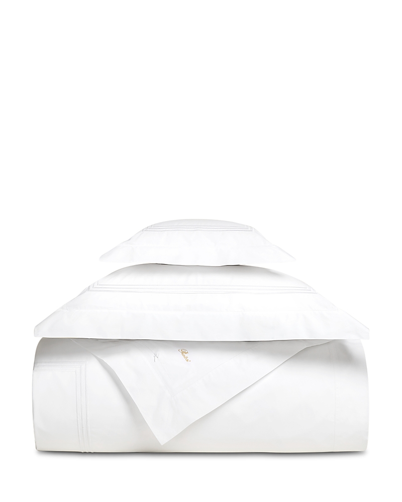 Pratesi Tre Righe Duvet Cover, Twin In White/white