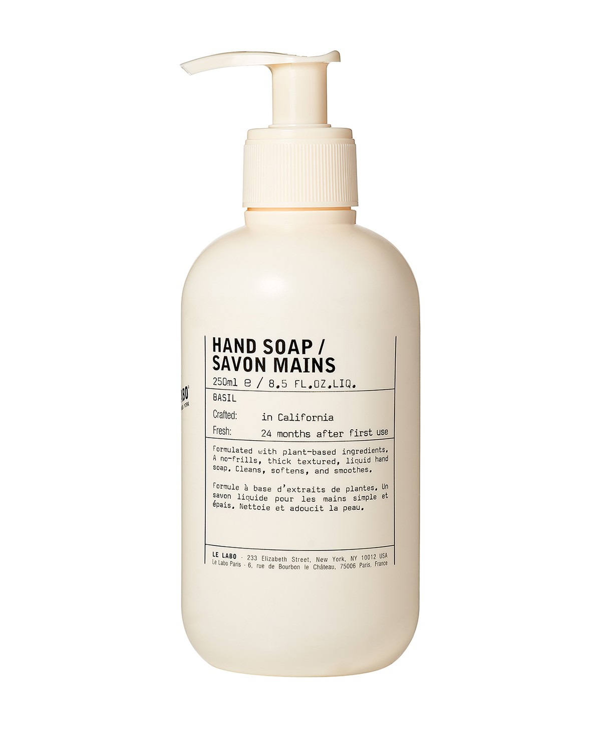 Le Labo Basil Hand Soap 8.5 oz.