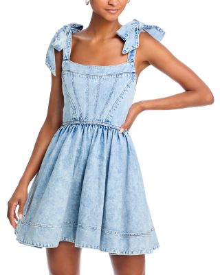 Alice and Olivia - Amina Denim Dress