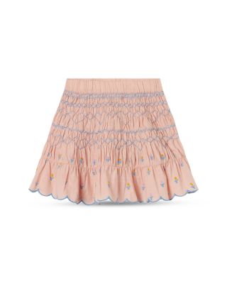 Stella McCartney - Girls' Smocked Floral Skirt - Little Kid