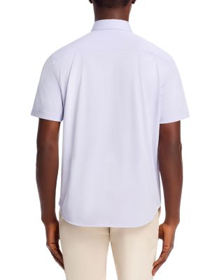 Irving Short-Sleeve Shirt in Structure Knit