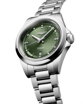 Conquest Sunray Green Watch, 30mm