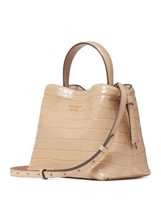 Knott Medium Embossed Leather Handbag