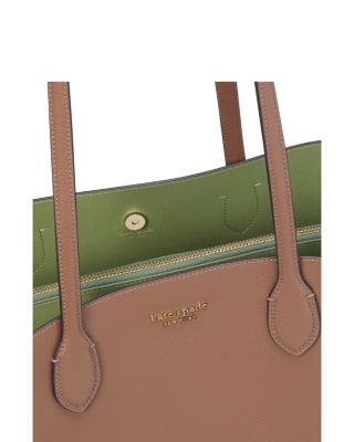 kate spade new york Suite Crossgrain Leather Work Tote