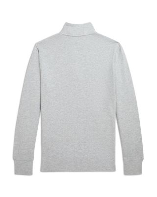 Boys' Cotton Interlock Quarter Zip Pullover - Big Kid