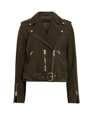 Suede Balfern Biker Jacket