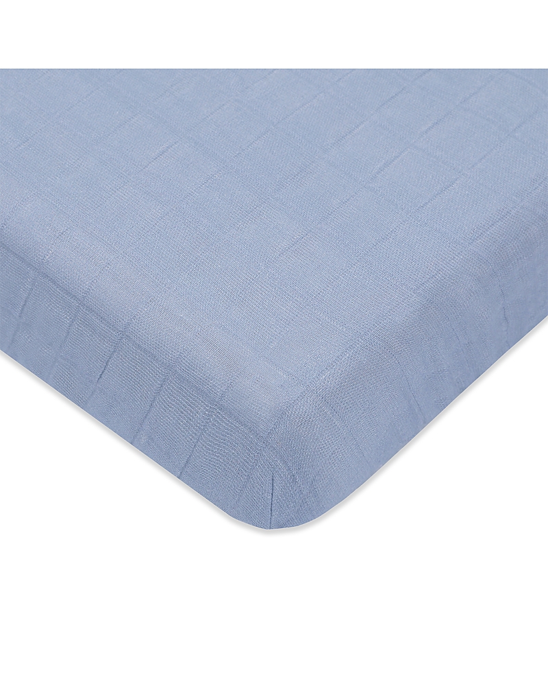 Babyletto Mini Crib Sheet in Gots Certified Organic Muslin Cotton